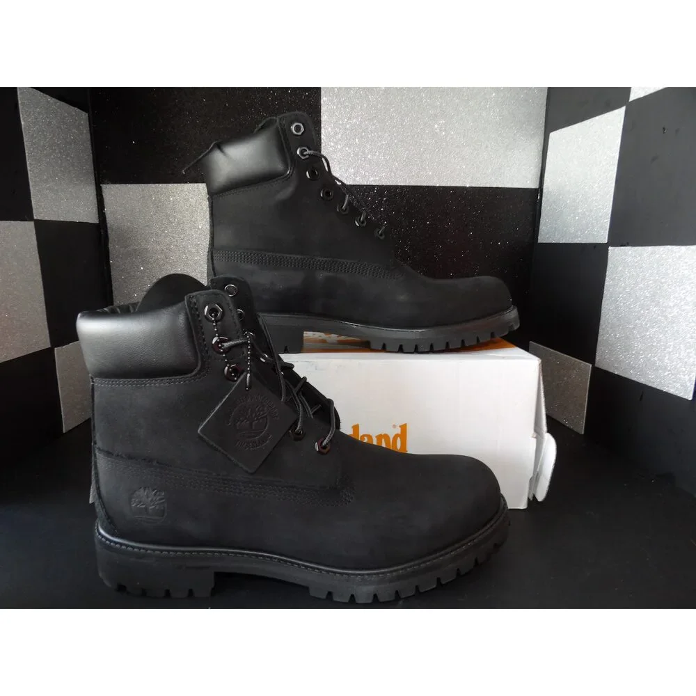 Timberland Premium Boots- Black (US Men's 9.5)